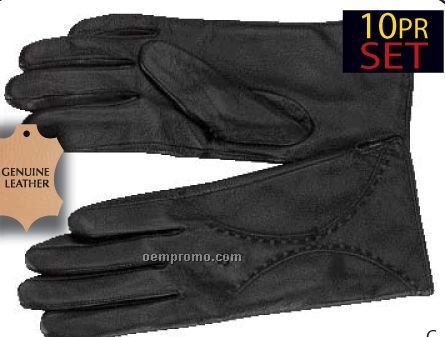 Giovanni Navarre 10 Pair Of Genuine Leather Ladies' Dress Gloves