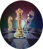 Holographic Mylar - 2" Chess