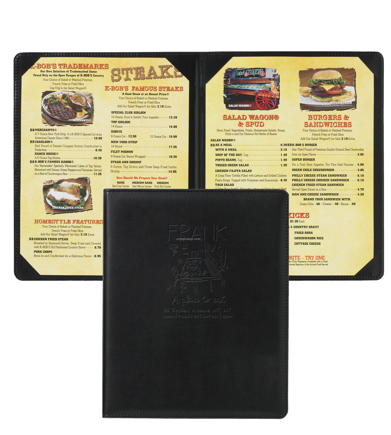 International Menu Cover