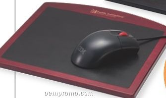 Rosewood Wood & Leather Mouse Pad