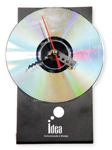 Black CD Clock (Printed)
