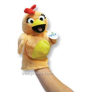Custom Plush Chicken Hand Puppet