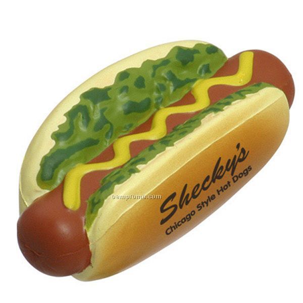 Hot Dog Squeeze Toy