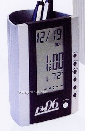 Pencil Holder Alarm Clock