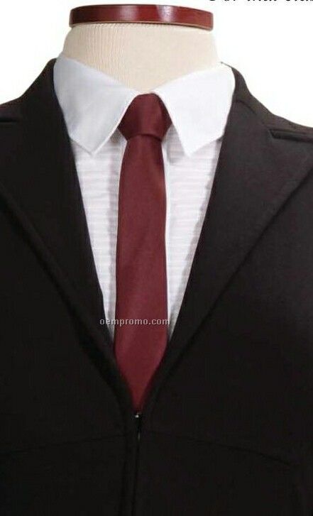 Wolfmark Maroon Skinny Tie