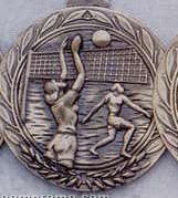 2.5" Stock Cast Medallion (Volleyball/ Female)