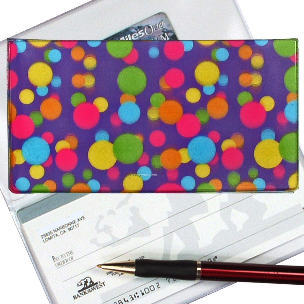 3d Lenticular Checkbook Cover ( Dots)