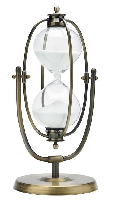 Brass Flip Over Hourglass