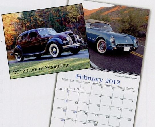 Cars Of Yesteryear Wall Calendar (After April)