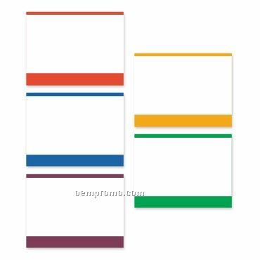 Classic Name Tag Color Bar Paper Insert Variety Pack - Stock Imprint (4