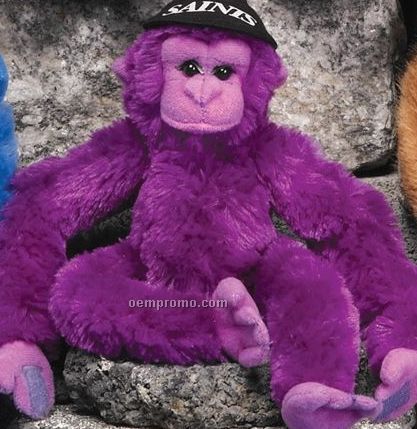12" Jr. Clinger Purple Monkey