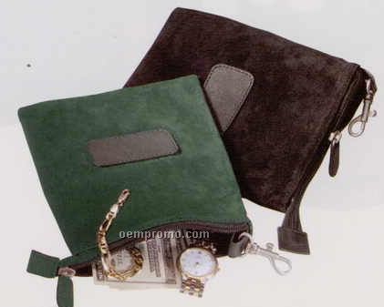 7"X5-3/4"X1/4" Suede Golf Valuable Pouch
