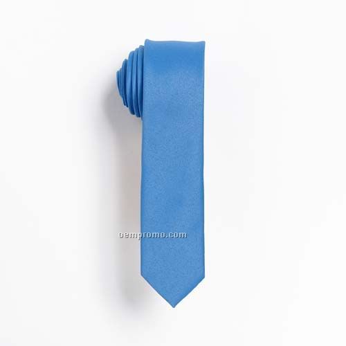 French Blue Skinny Tie
