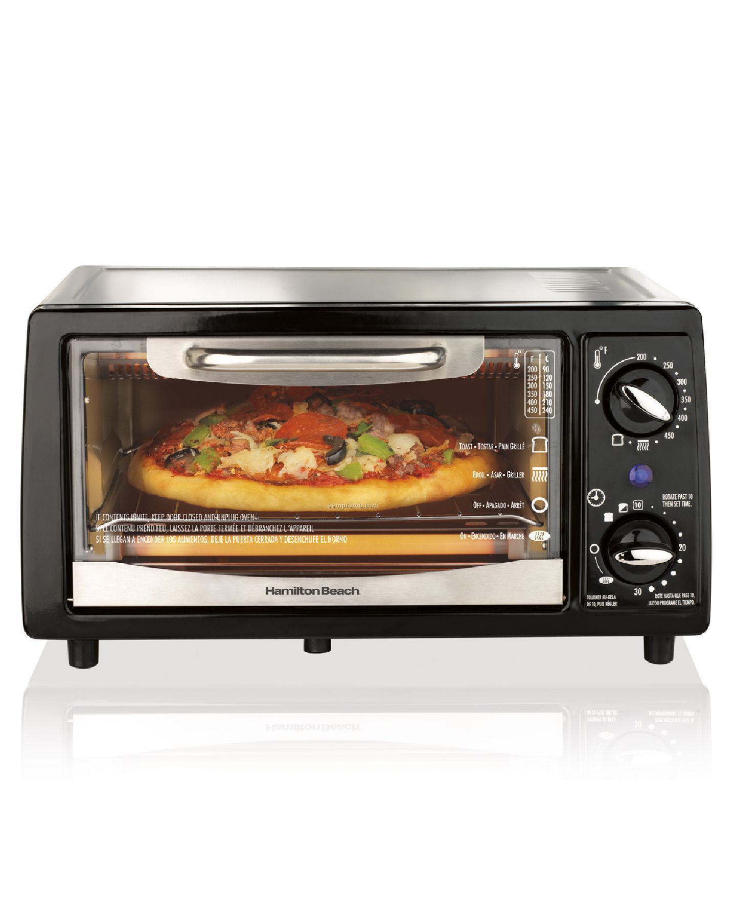 Hamilton Beach - Ovens - 4-slice Toaster Oven/Ns