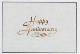 Happy Anniversary 3 1/2"X5" Everyday Greeting Card