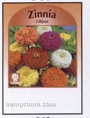 Zinnia Stock Designs Seed Packets - Imprinted
