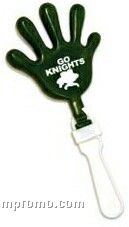 Green Hand Clackers With White Handle (Printed)