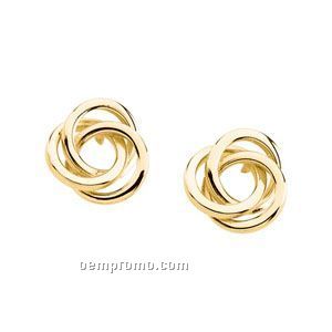 Ladies' 14ky 11mm Knot Earring