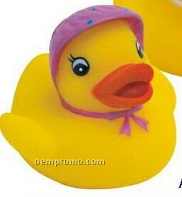 Rubber Baby Bonnet Duck