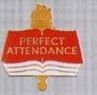 Scholastic Award Pin - Perfect Attendance