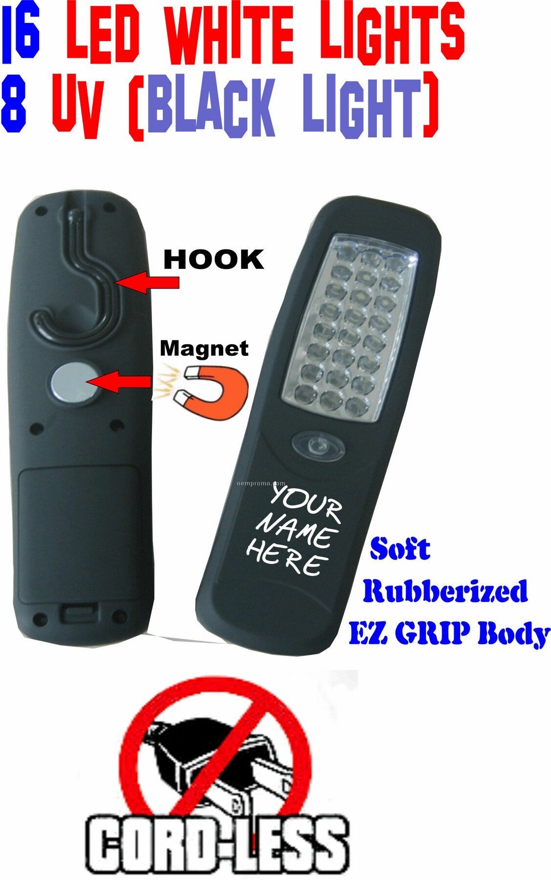 2 In 1 Inspection Light With Magnetic Hold