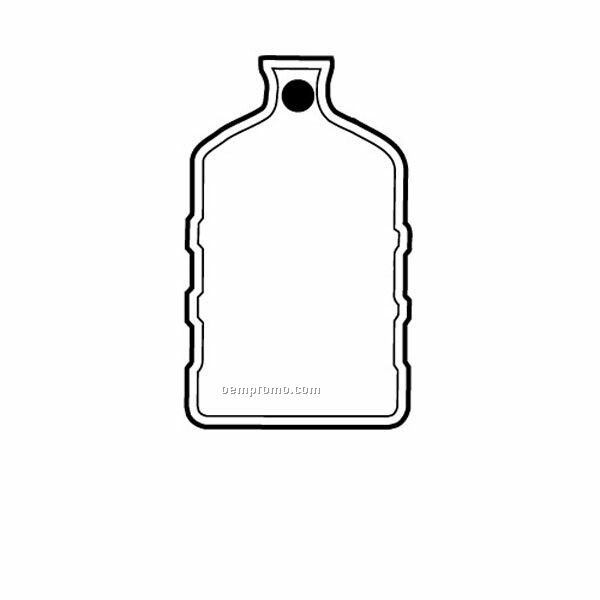 Stock Shape Collection Large Water Bottle 2 Key Tag