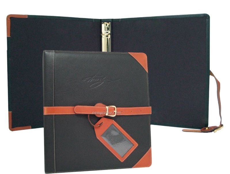 The Tag Presentation Binder W/ Combination Sterling And Miata