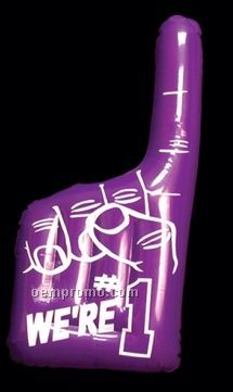 16" Purple Inflatable Hand