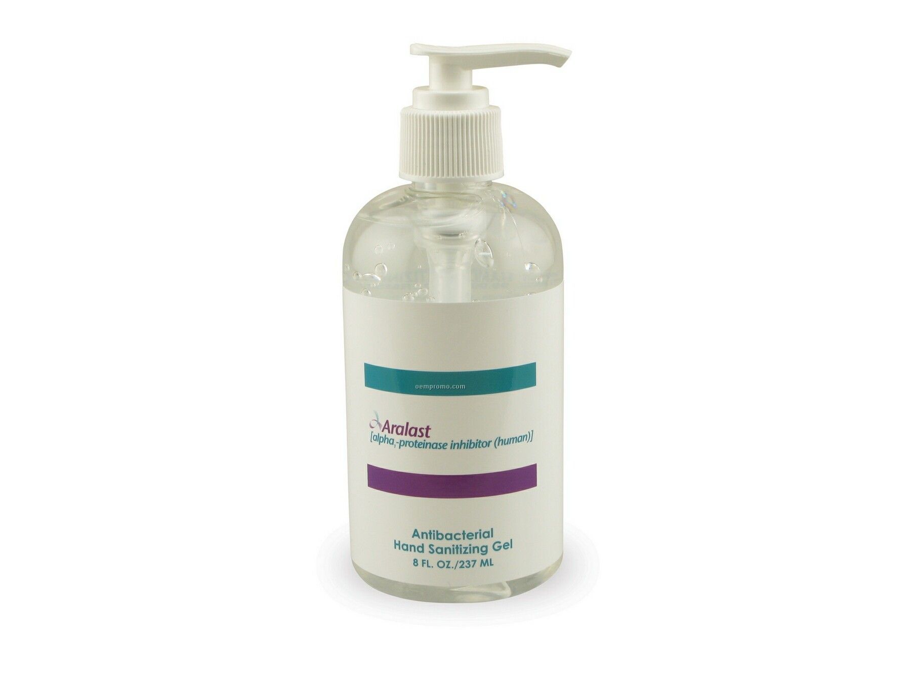 8 Oz. Antibacterial Liquid Soap Hand Sanitizer In Boston Round Bottle