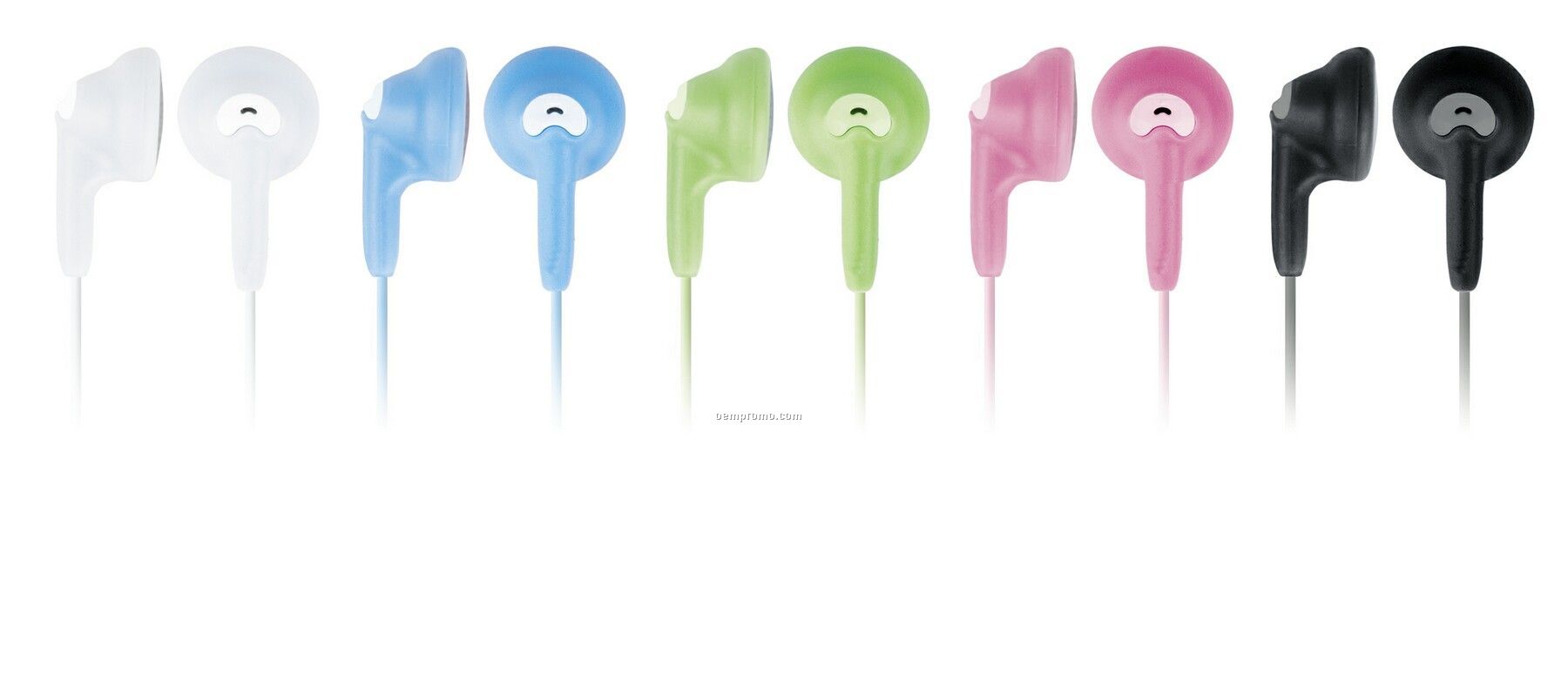 Jwin Bubble Gum Stereo Earphones - Green
