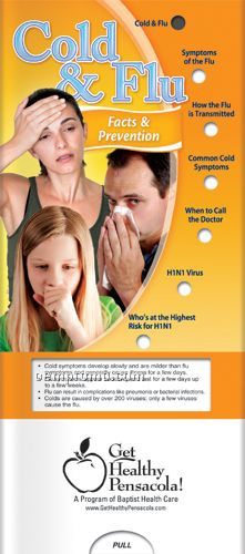 Pocket Slider Chart - Cold & Flu And The H1n1 Virus