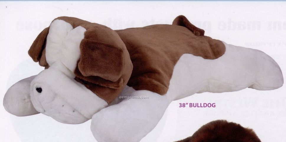 Stock Bulldog Plush Stuffed Animal