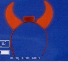 LED Devil Horn Head Bopper