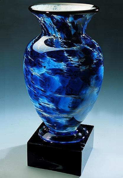 Midnight Tempest Apollo Vase (4.5"X8")