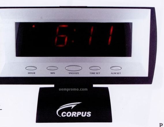 Jumbo Lcd Alarm Clock (4"X7 1/4")