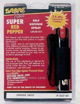 Sabre Red Pepper Defense Spray Jogger With Velcro Strap