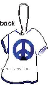 Peace Sign T-shirt Zipper Pull