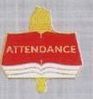 Scholastic Award Pin - Attendance