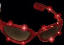 Light Up Red Flashing Glasses