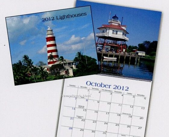 Lighthouses Wall Calendar (After April)