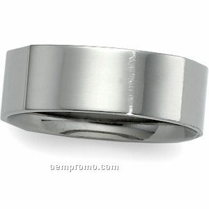 6mm 14ky Square Comfort Fit Wedding Band Ring (Size 11)