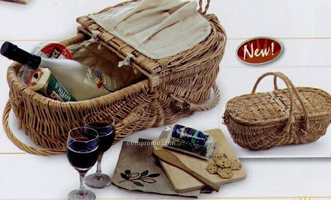 Picnic Plus Wine & Cheese Eco Picnic Basket