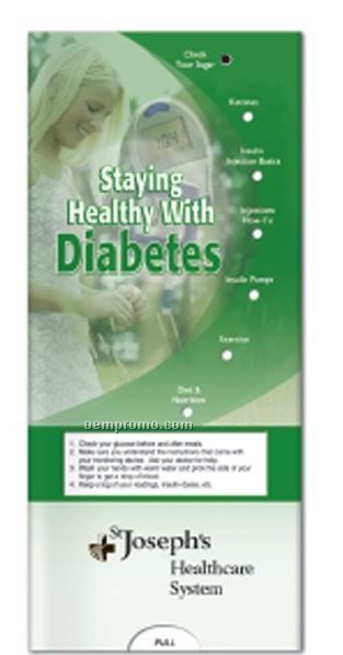 Pocket Slider Chart - Staying Healthy W/Diabetes