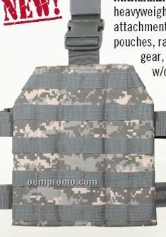 Army Digital Camouflage Molle Military Drop Leg Platform Holster