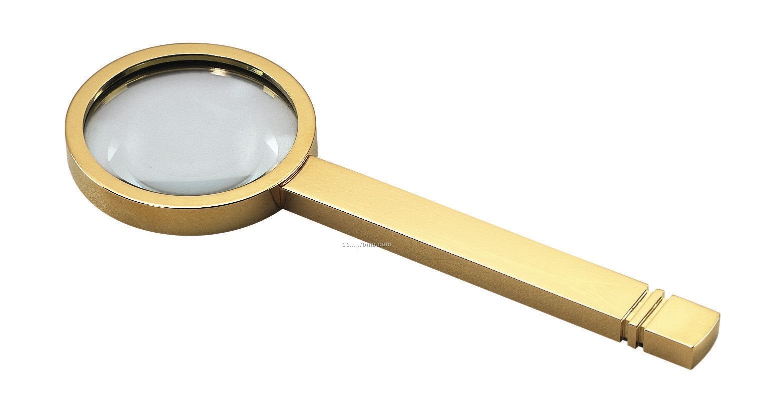 Gold Magnifier - 6"X2-1/4"X1/2"