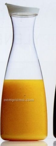 36 Oz. Acrylic Juice Jar With White Lid