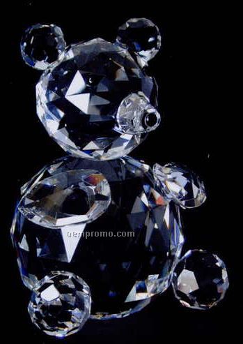 Optic Crystal Bear Figurine - Large