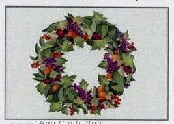Summer Wreath Blank Note 3 1/2"X5" Everyday Greeting Card
