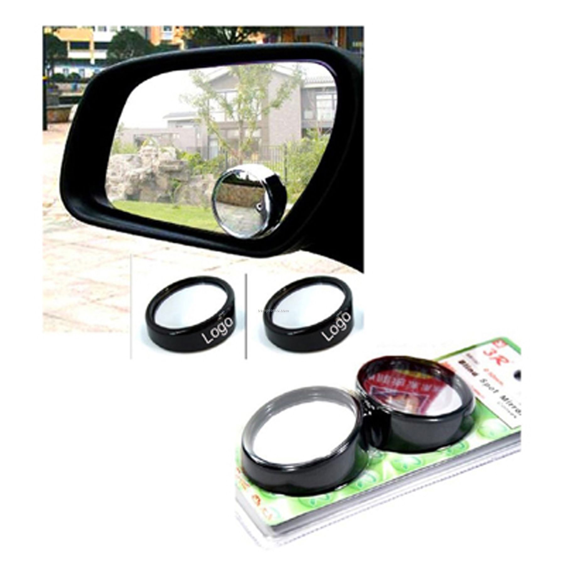 Car Side View Wide Angle Mirror, Without Blind Spot Rearview Mirror