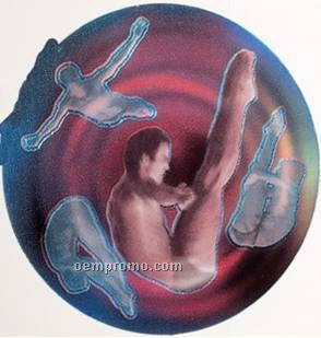 Holographic Mylar - 2" Diving Male